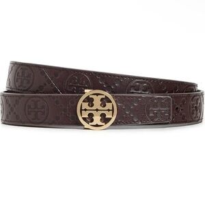 Tory Burch 1 Miller T Monogram Leather Belt